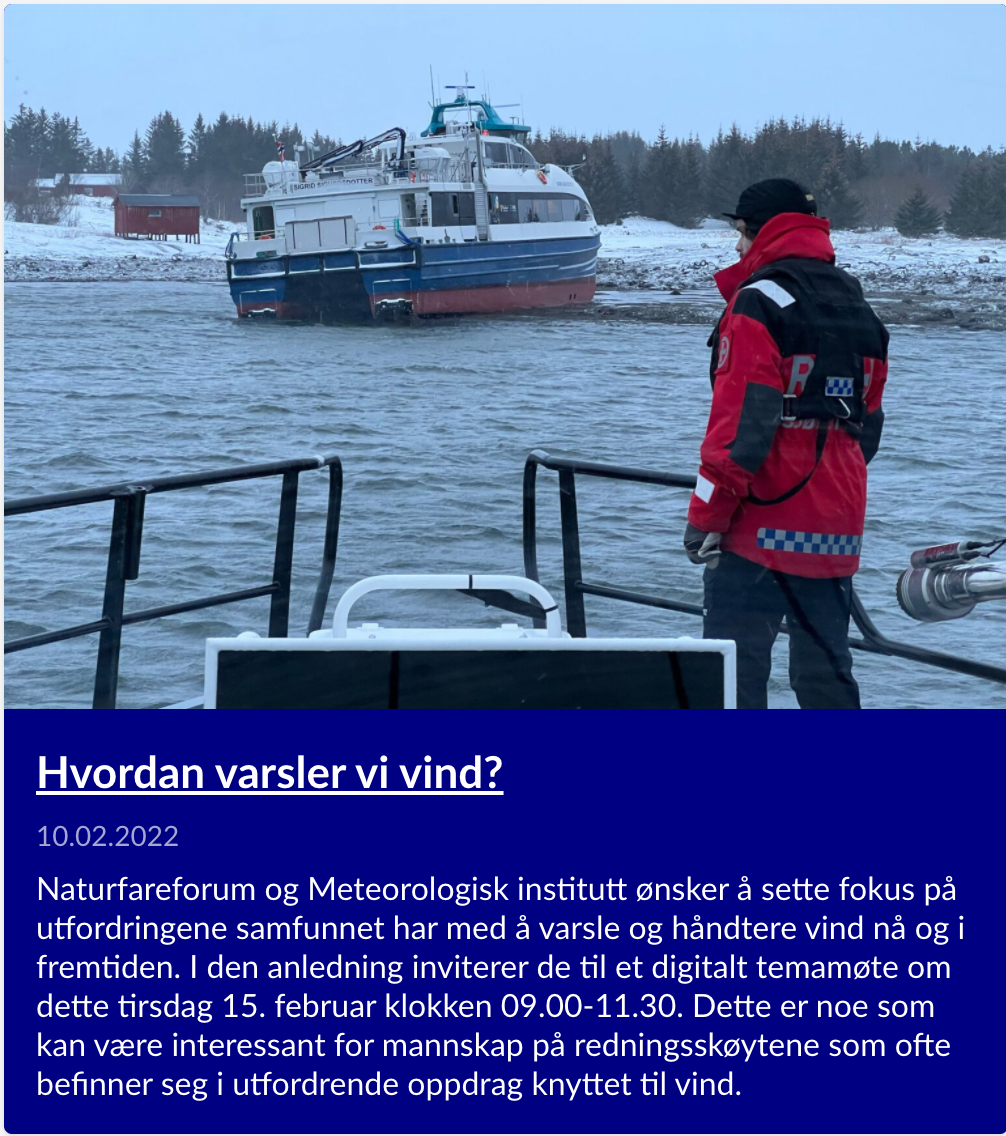 Vinterøya - digitalt livredningskurs